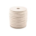 Cotton wick, cord, diameter 2.5 mm, 1 meter